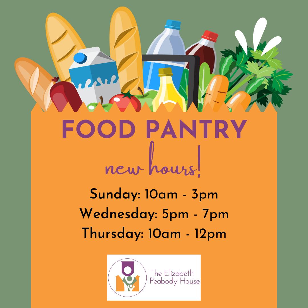 Food Pantry Updated Hours Elizabeth Peabody House